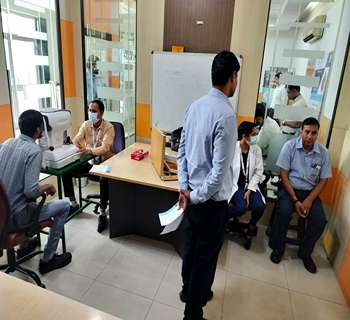 eye checkup camp at jbm neel metal 3